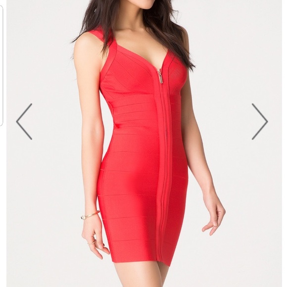 zipper bodycon dress